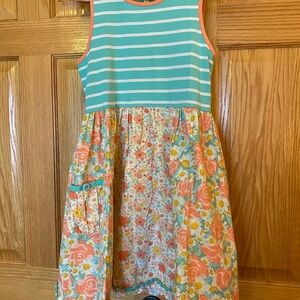 Matilda Jane Floral Striped Kids Dress